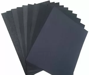 5 Hojas de Grit #1000 Premium Papel de Lija Respaldado de Látex Húmedo Seco 9"" x 11"" - Imagen 1 de 1