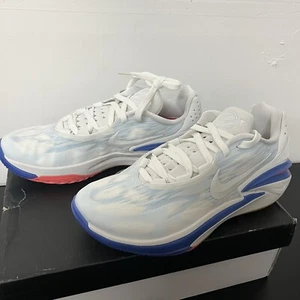 Size 10-New Nike Air Zoom GT Cut 2 Basketball Shoes - Summit White (DJ6015-102) - Picture 1 of 5