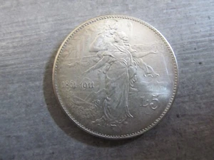 REGNO D'ITALIA VITTORIO EMANUELE III 5 Lire Cinquantenario 1911 Riconio B493 - Imagen 1 de 2
