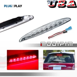 Clear Lens Red 8-LED High Mount 3rd Brake Light For 02-06 First Gen MINI Cooper - Picture 1 of 13