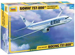 Zvezda civil airliner Boeing 737-800 scala 1:144 cod.7019 - Immagine 1 di 4