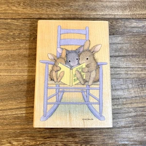 Stampabilities House Mouse Tall Tales HMLR1053 New Unused Wooden Stamp - Picture 1 of 4