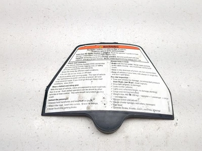 08-12 Can Am Spyder Roadster RS-S SE5 compartimento de seguridad panel de cubierta Foto 1 de 4