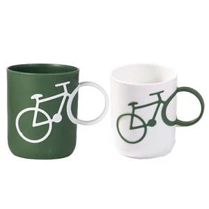 Paquete de 2 unidades (taza de cepillo de dientes Creativos, taza de enjuague bucal fácil de usar P4K8) 3867 - Imagen 1 de 6