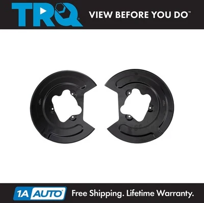 TRQ Brake Dust Shield Set Fits 2013-2019 Ford Explorer Flex Taurus 13-16 MKS MKT - Image 1 of 4