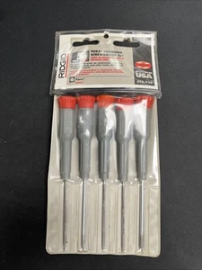Ridgid Torx Präzisionsschraubendreher 5er Set: T10, T9, T8, T7, T6x 3, 613-738, USA - Bild 1 von 3