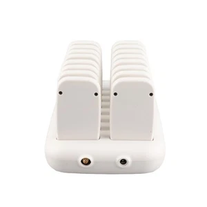 Wireless Calling System 16 Pagers 546yd Transmission 2 Working Modes Touch HLF - Zdjęcie 1 z 18