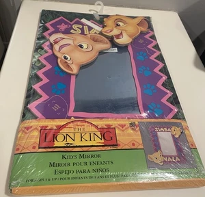 Vintage Disney Der König der Löwen Simba & Nala Spiegel 90er Kinderzimmer Deko versiegelt - Bild 1 von 7