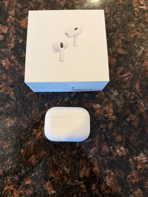 Apple AirPods Pro 2nd Generation Authentic with MagSafe AppleCare through 10/26 - Image 1 of 4