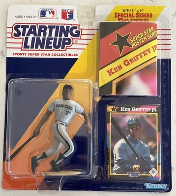 1992 Starting Lineup Ken Griffey, Jr. Seattle Mariners,poster Baseball MLB (B127 - Image 1 of 3
