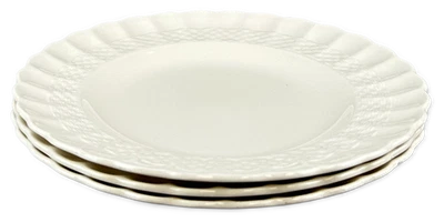 Spode Chelsea Wicker Salad Plate VTG Brown Copeland Mark Set of 3 - Image 1 of 4