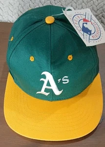 Oakland Athletics Vintage 90's Twins Enterprise YOUTH Snapback Cap Hat - NWT - Picture 1 of 15