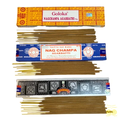 Encens Super Hit Nag Champa Goloka 3 Boites Naturel Expédition Rapide et Gratuit
