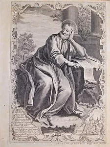 ACQUAFORTE ETCHING GRAVURE 1700 SAN MATTEO APOSTOLO relic reliquia - Picture 1 of 1