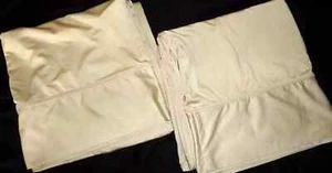 Sheex Original Performance Fabric 2 QUEEN Size pillowcases Color ECRU Great Cond - Picture 1 of 2