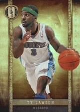 2011-12 Panini Gold Standard Denver Nuggets Basketball Card #8 Ty Lawson