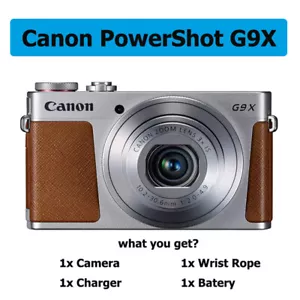 Canon PowerShot G9X Compact Digital Camera 3x Optical Zoom Wi-Fi - 100% Working - Picture 1 of 11