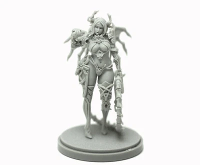 █ 30 毫米树脂王国死亡黑暗棕榈仅人偶 WH277 — 第 1/3 张图片