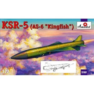 Amodel 72197 Modellbausatz 1:72 KSR-5 (AS-6 «Kingfish») Langstrecken-Schiffsabwehrrakete - Bild 1 von 24