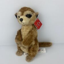 Aurora World Meerkat Plush 20cm Brown Soft Stuffed Animal Toy Gift With Tags