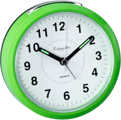 Eichmüller Despertador Mecanismo de Cuarzo Repetición de Alarma Verde Plástico - Imagen 1 de 2
