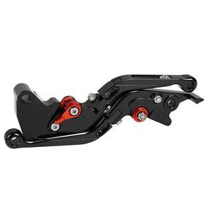 For Yamaha MT-03 2015-2020 Folding Extendable Clutch Brake Levers Black/Red US - Bild 1 von 7