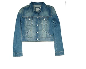 ESPRIT Damen kurz Jeans Jacke Jeansjacke Kurzjacke Bolero stretch Gr. S Blau NEU - Bild 1 von 3
