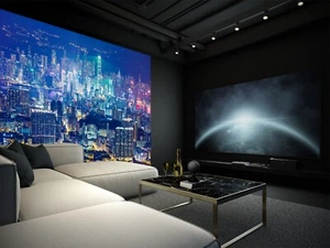3D Stadt Licht ZHUC13253 Tapete Wandbild Fototapete Abnehmbarer Ann - Bild 1 von 11