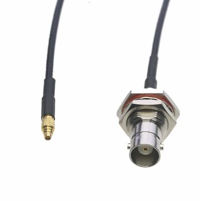 RF Cable BNC female nut bulkhead to MMCX male RG316 6"~10FT for GPS antenna - Image 1 of 4