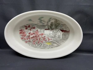 Johnson Brothers "FRIENDLY VILLAGE" England ~ Oval Baker ~ 12" x 7 1/2" x 2 1/4" - Picture 1 of 8