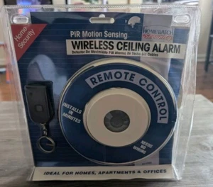 Pir Motion Sensing Wireless Ceiling Alarm Home watch Security W Remote New  - Picture 1 of 2