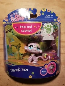 Littlest Pet Shop Fanciest Pet Monkey #1841 with Pop-Out Scene - Picture 1 of 3