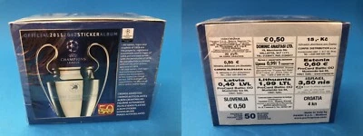 Panini WM Champions League 2011 2012 1 Box Display 50 Bustine Pack 250 stickers - Immagine 1 di 4