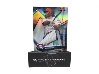 RHYS HOSKINS 2018 Bowman's Best Neophyte Sensations RC Refractor #NS-RH PHILLIES - Image 1 of 2