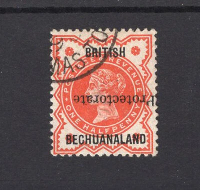 M4547 Bechuanaland - Protectorado Bechuanaland 1890 SG54a - 1/2d verm INV EMBALAJE ORIGINAL Foto 1 de 2