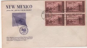FDC Sc# 944 Grimesland Cachet no addressed Santa Fe NM Oct 16 1946 NM 100 years - Picture 1 of 1