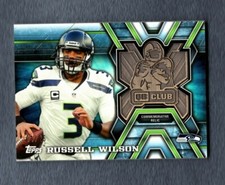 2014 Topps Quarterback Club Gold #TQCRW Russell Wilson 3/25 Seahawks A20 347