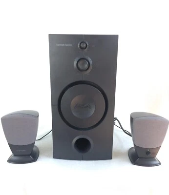 Sistema de altavoces Harman Kardon HK395 para computadora portátil de escritorio 2.1 | Probado | VIDEO Foto 1 de 4