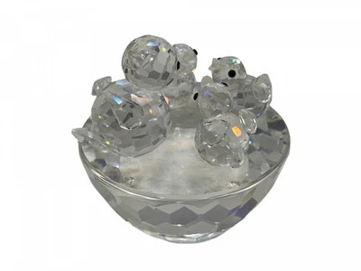 Swarovski Figur Kristall 013842 Vogelnest 5,5 cm  Ø. Top Zustand   - Bild 1 von 3