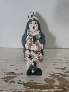 Muñeca narradora nativa americana Apache Trading Post de colección madre 20 niños - Imagen 1 de 7