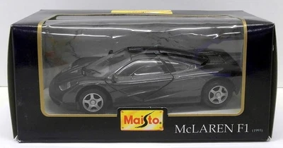 Maisto 1/24 Scale Diecast 31910 - 1993 McLaren F1 - Dark Grey - Image 1 of 3