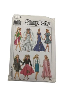 Barbie Ropa Costura Patrón Moda Nupcial PJ Abrigo Entrenamiento Caniche De Colección - Imagen 1 de 3