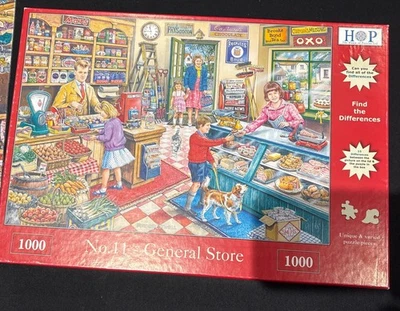 1000 PIECE HOP JIGSAW No 11 GENERAL STORE UNUSUAL DIFFERENCES COMPLETE MINT  - Image 1 of 2