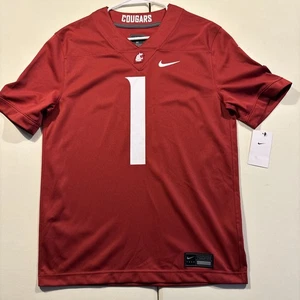 NWT Men's Medium Nike Team NCAA Washington State Cougars Red #1 Jersey - Bild 1 von 8