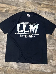 Vintage Y2K Lucha Libre mafia Nunca Muerea Los Rudos Size XL Wrestling - Picture 1 of 6