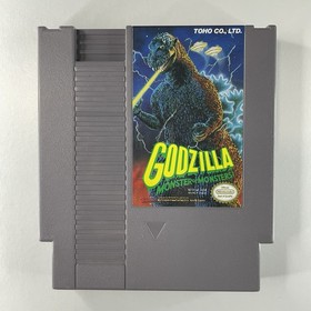 Godzilla Monster of Monsters (NES, 1989) Cartridge Only Excellent Or NM ⭐️Tested