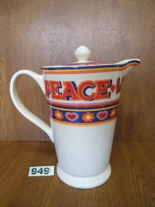 Olla de chocolate caliente Emma Bridgewater rara XL 3 pintas - Peace Love & Cocoa - Imagen 1 de 18