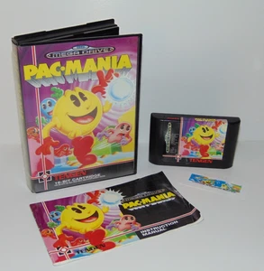 Pac-Mania Sega Mega Drive Video Game Tengen Pac-Man Pacman PAL Complete - Picture 1 of 7