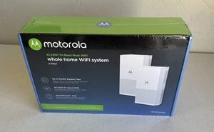 Nuevo sistema WiFi de malla de tres bandas para toda la casa MOTOROLA AC2200 sellado de fábrica paquete de 2 - Imagen 1 de 5