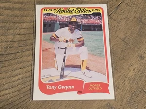 1985 Fleer Limited Edition #11 Tony Gwynn San Diego Padres Nmmt - Picture 1 of 3
